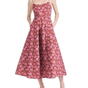 Sachin & Babi women's Audra Dress size 12 pink floral‎ NWT Bordbloom wedding